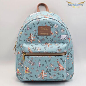 Loungefly Disney Winnie The Pooh Daisies Floral Mini Backpack New